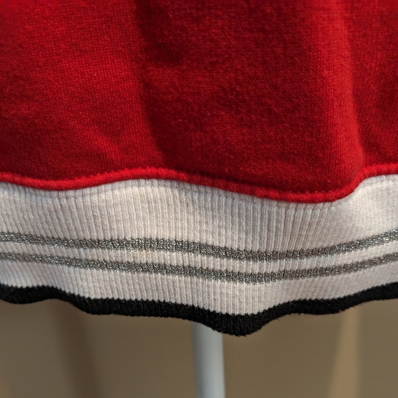 Women's FILA giant bright red logo sweatshirt.  Size large. - Picture 4 of 9